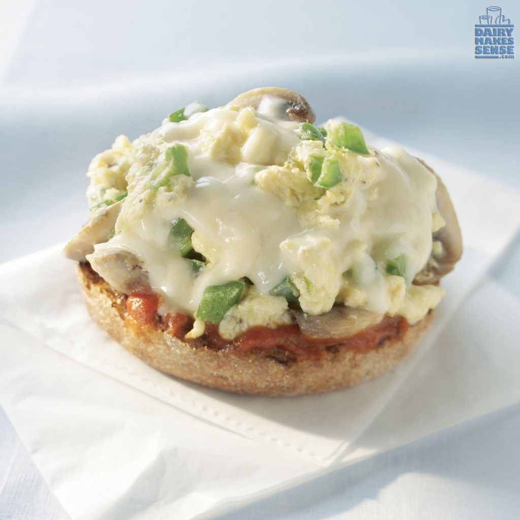 Egg and Mozzarella Breakfast Pizza