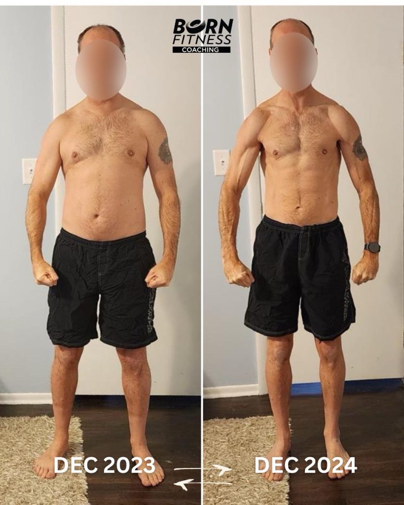 How Anthony Lost Weight & Built Strength Anthony’s transformation after 12 months of sustainable fat loss and strength training at 53