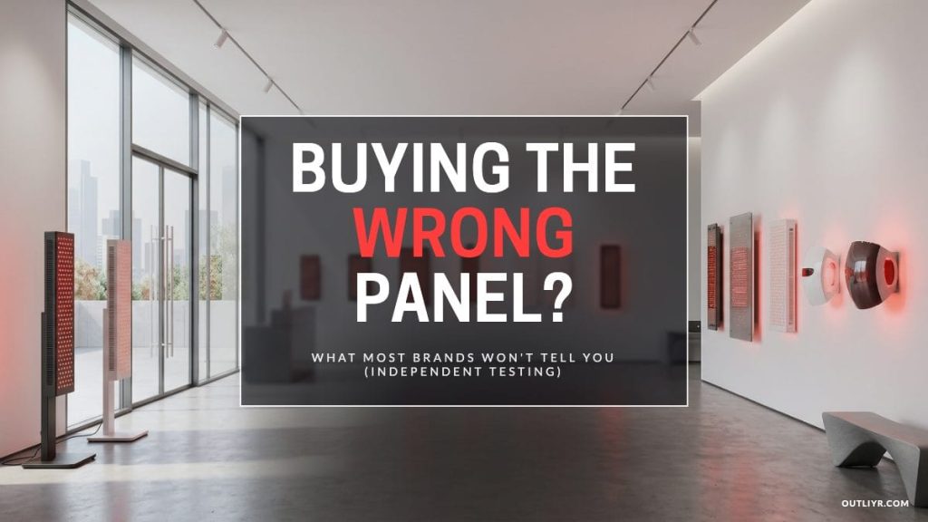5 Top Red Light Therapy Panels 2026 Review: Ultimate Guide Red light therapy panels displayed in a bright modern showroom