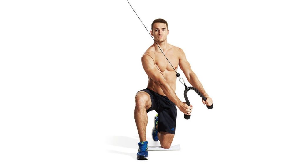 Master the Half-Kneeling Cable Chop for More Core Strength And Rotational Power
