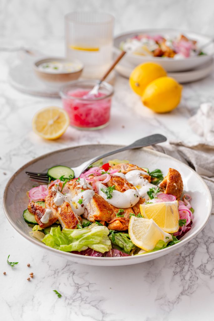 High-Protein Chicken Shawarma Bowls for Weeknights