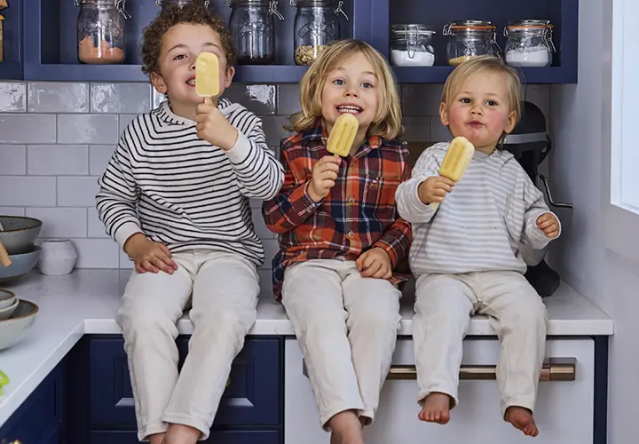 4 Ingredient Orange Vanilla Creamsicle Pops orange vanilla pops