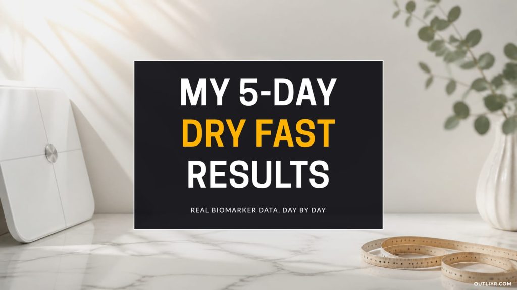 My 5-day dry fast results with real biomarker data, day by day