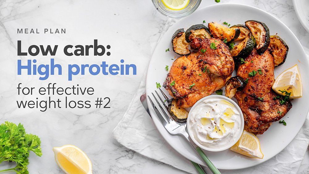 Low carb: High protein for effective weight loss #2 Low carb: High protein for effective weight loss #2
